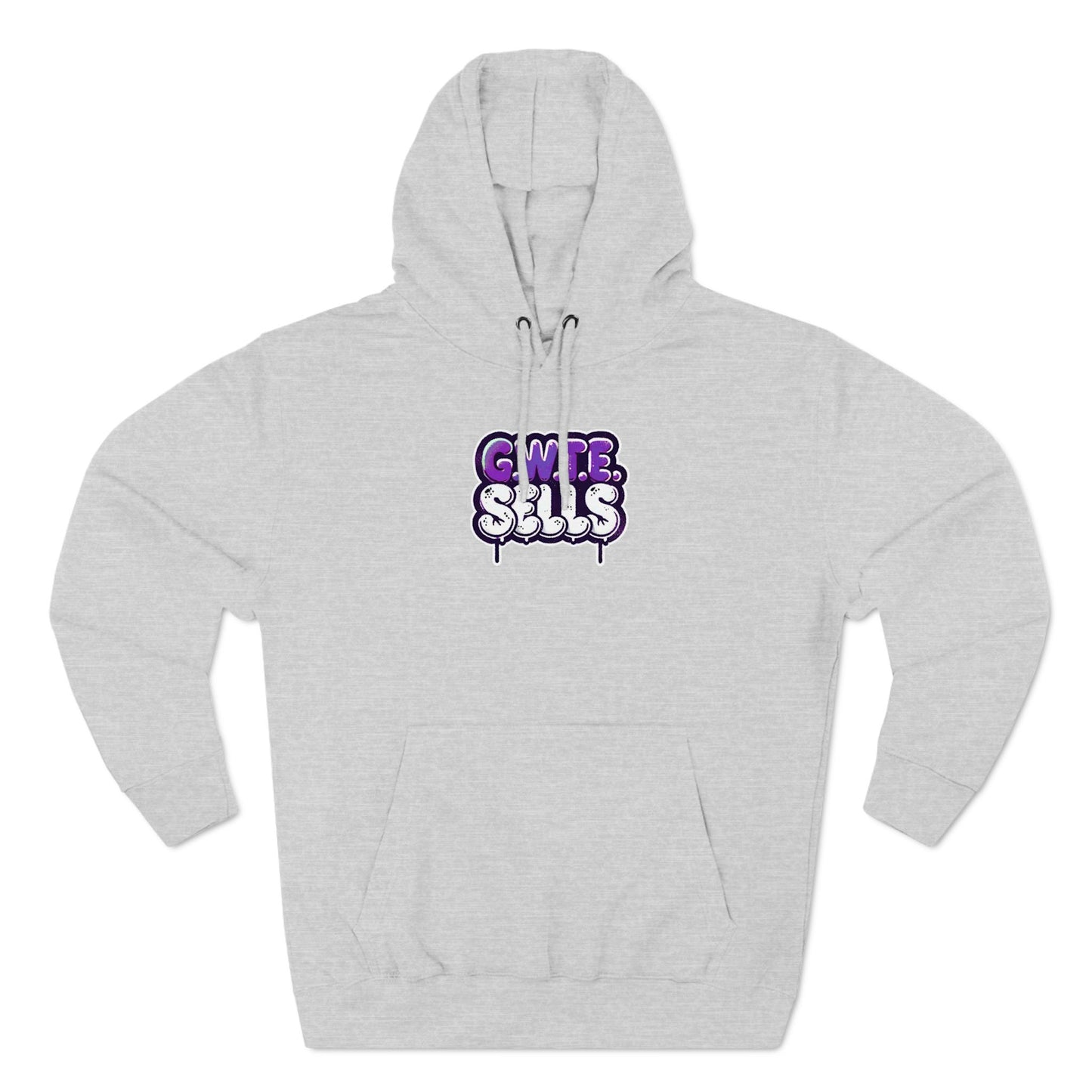 Three-Panel Fleece Hoodie