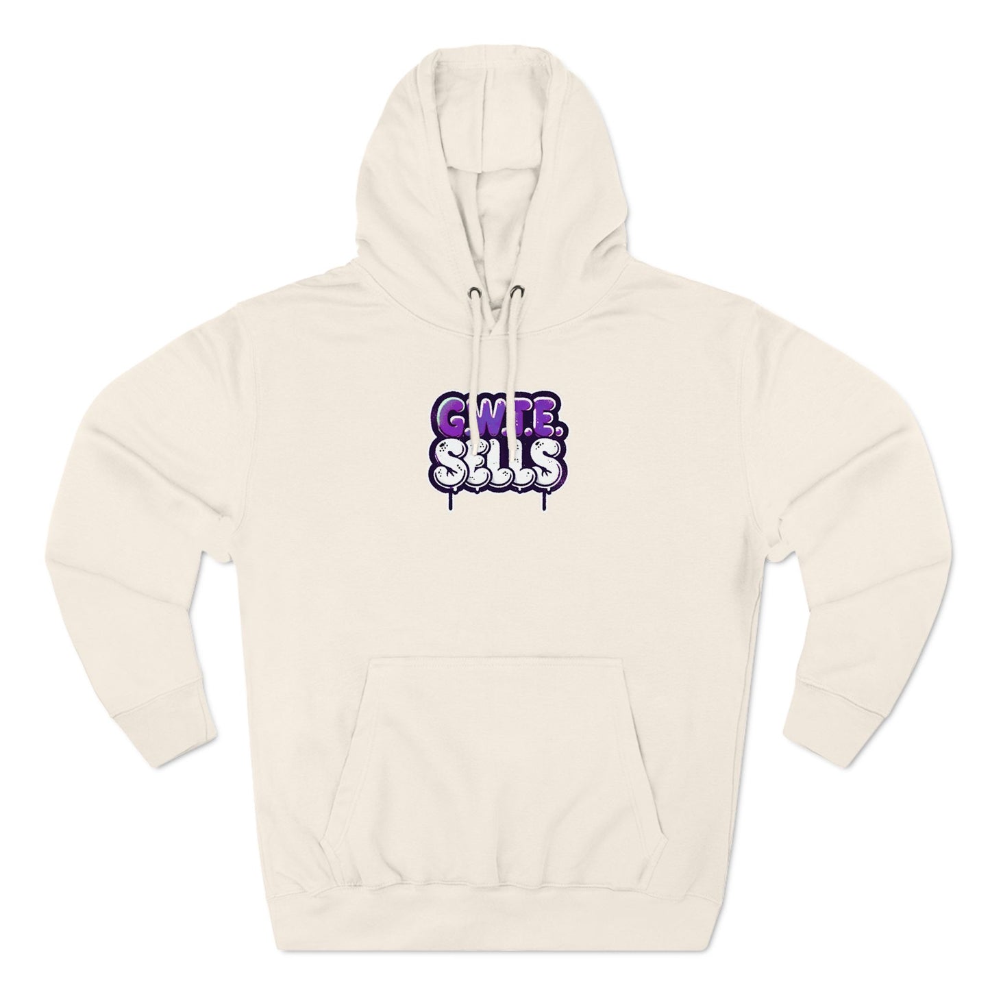 Three-Panel Fleece Hoodie