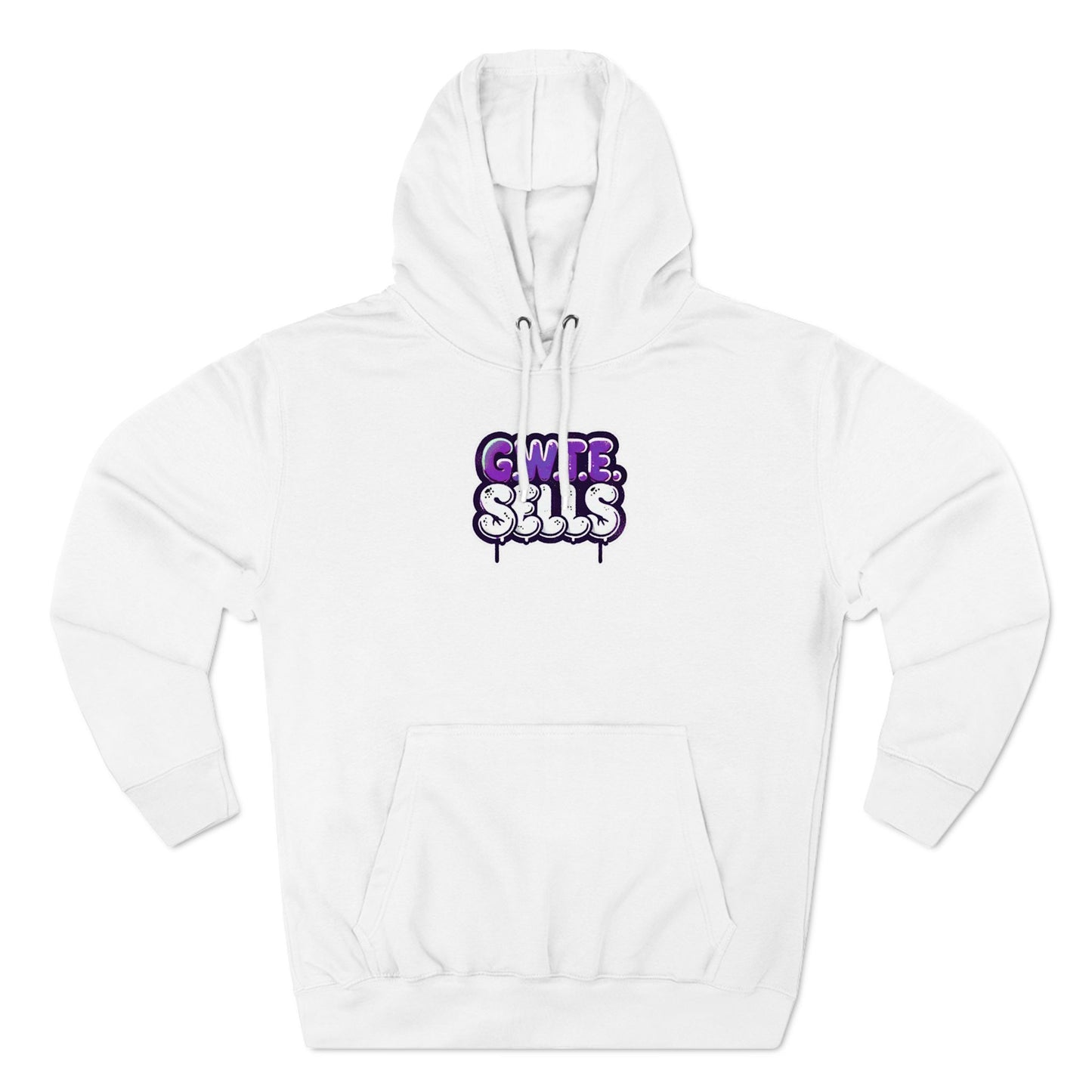 Three-Panel Fleece Hoodie