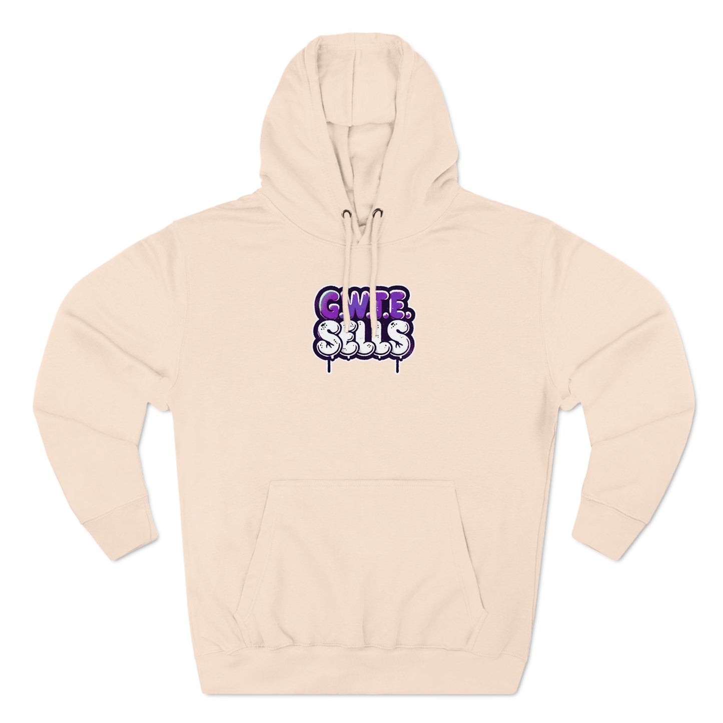 Three-Panel Fleece Hoodie